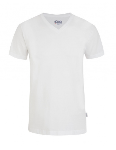 Pánské tričko JOCKEY V-neck bílé
