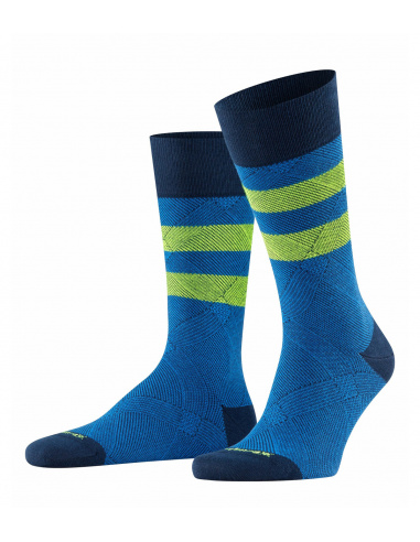 Ponožky Burlington Glencheck modré