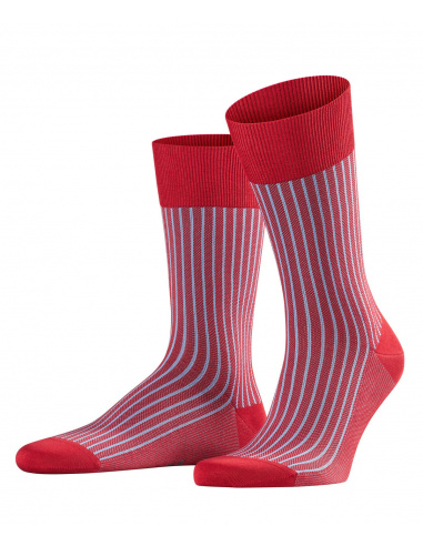 Ponožky FALKE Oxford Stripe červené