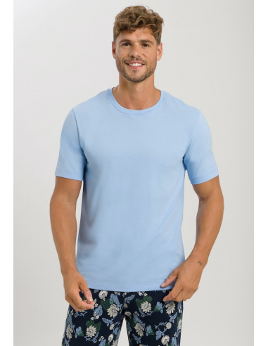 Pánské tričko HANRO Living placid blue