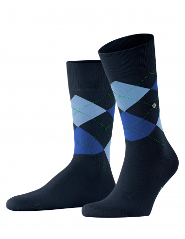Ponožky Burlington King modré 21090-6121